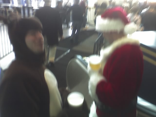 Santa and Rudolph